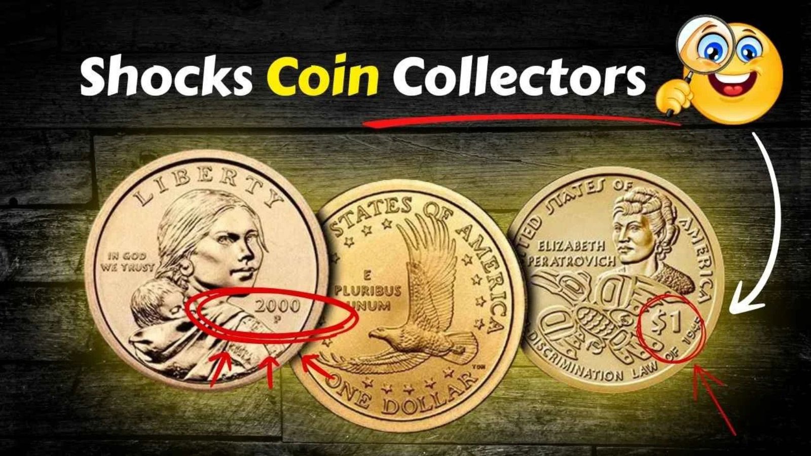 Sacagawea Dollar With Eagle Reverse Error Now Worth 4.2 Millions